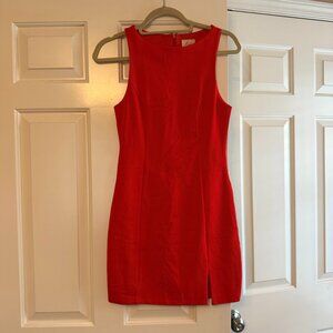 NWT Luna Red High-Neck Cocktail Mini Dress - Size Small